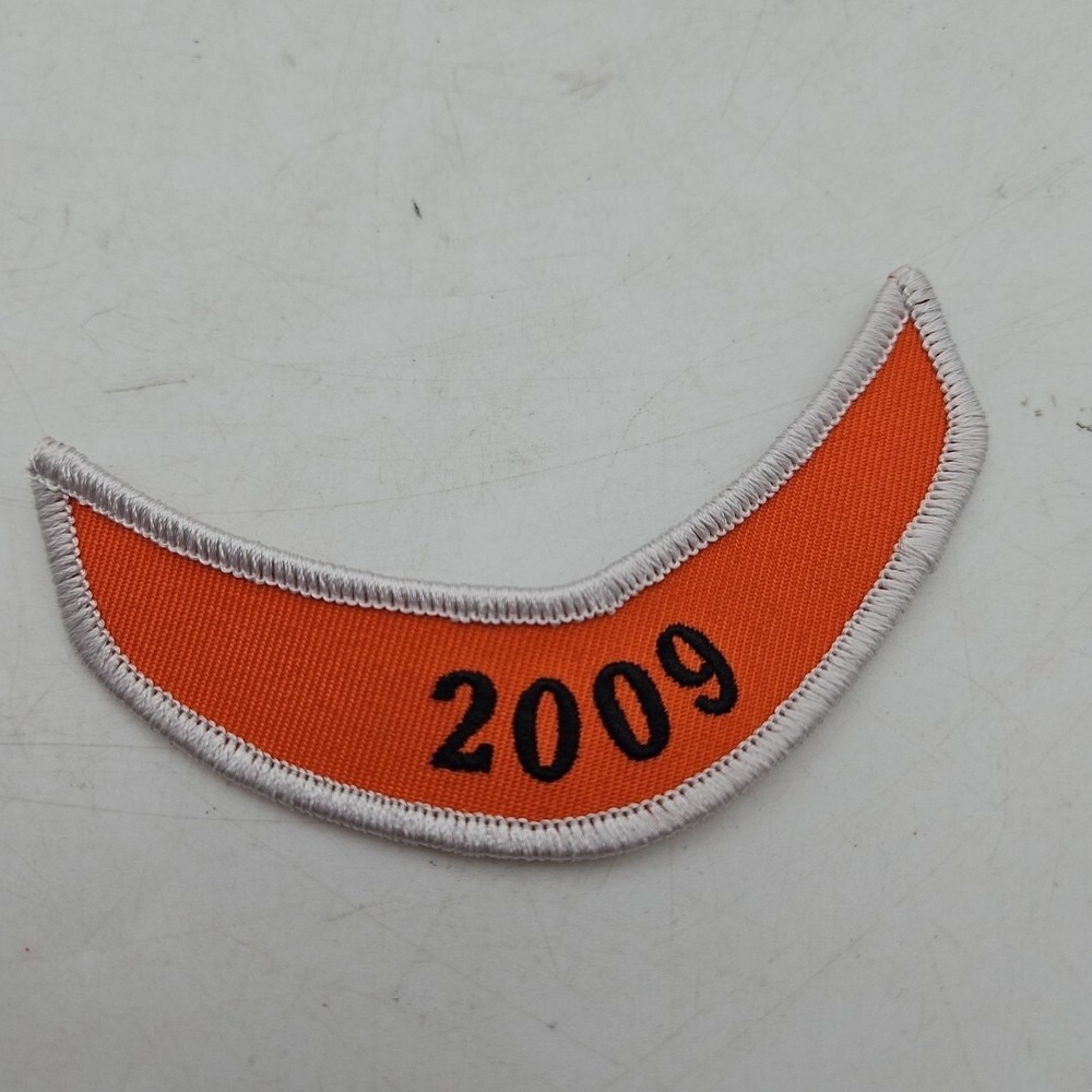 Harley Davidson Patch 2009 Technician Mechanic Orange Black White New‎